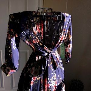 Indigo Rose Maxi Floral Dress